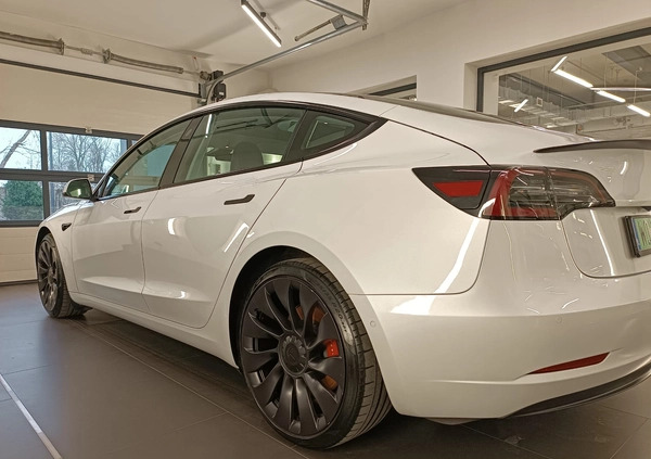 Tesla Model 3 cena 159900 przebieg: 96820, rok produkcji 2021 z Warszawa małe 191